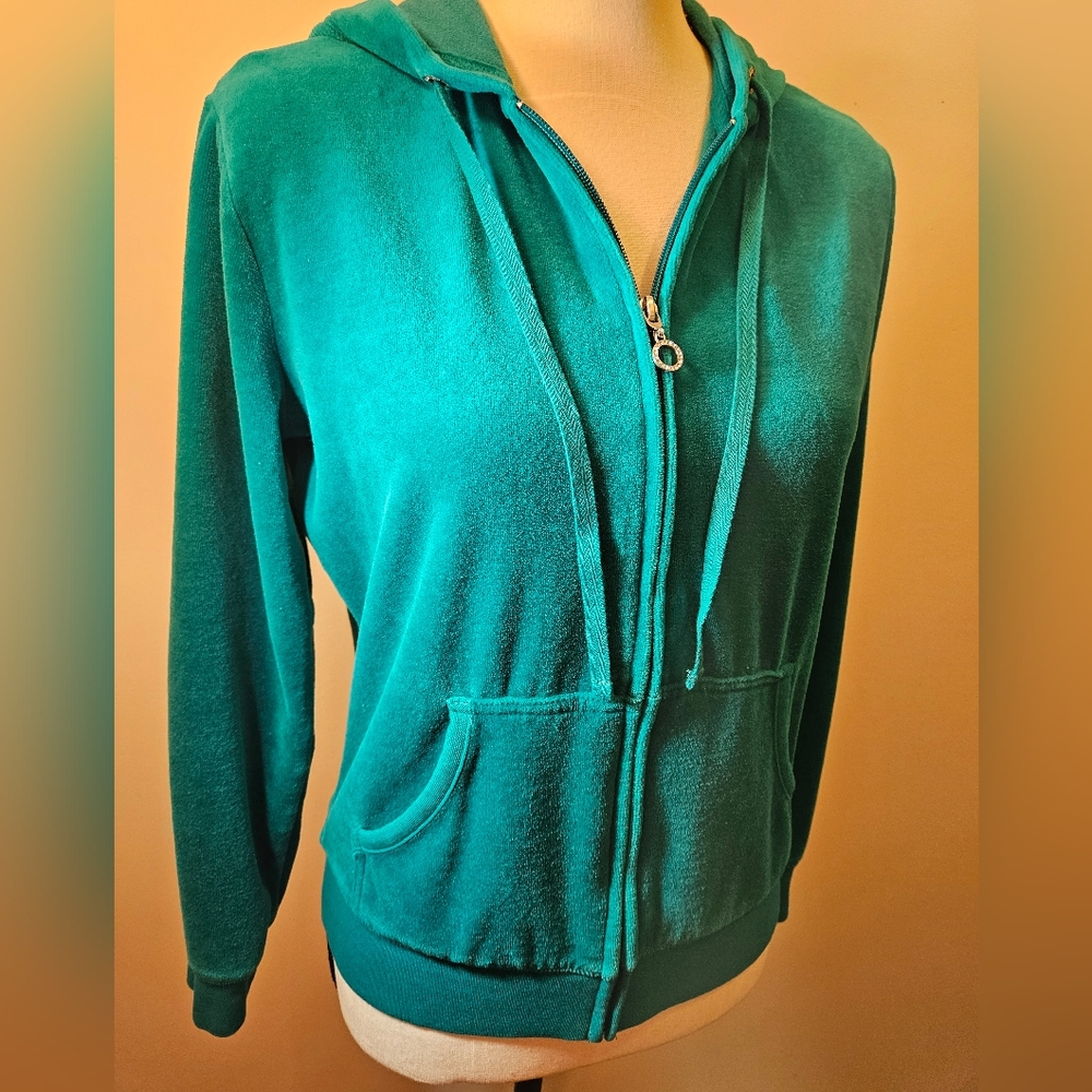 New York & Company Women's Hooded Full Zip Jacket Size M #W-373 - Picture 7 of 10